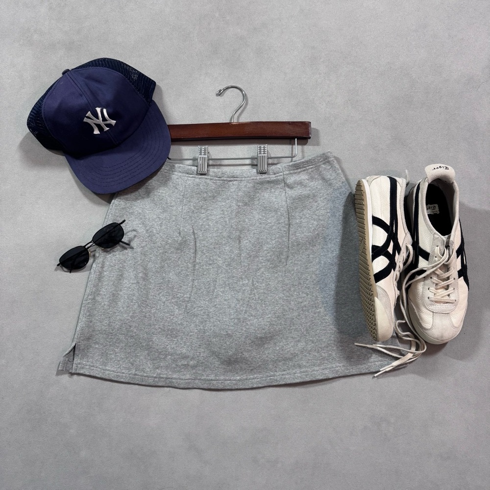 VINTAGE 90S MINI GREY VINTAGE SKIRT/SKORT